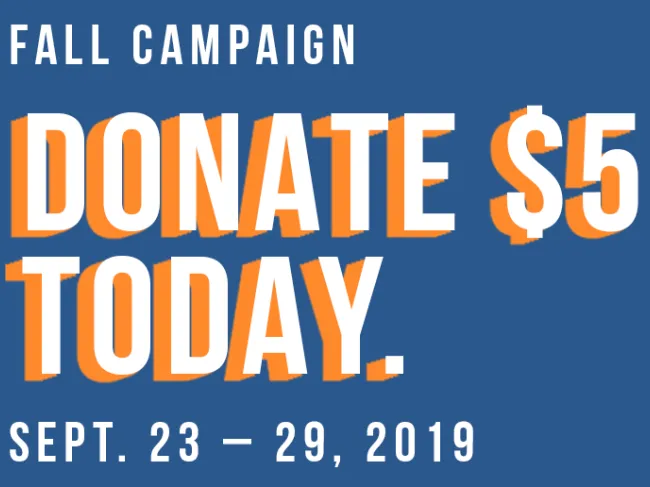 Donate $5 Today!